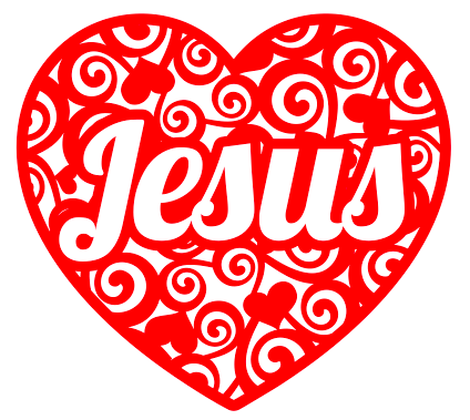 Love Jesus sticker