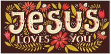 Load image into Gallery viewer, Jesus Loves You sticker