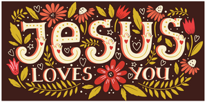 Jesus Loves You sticker