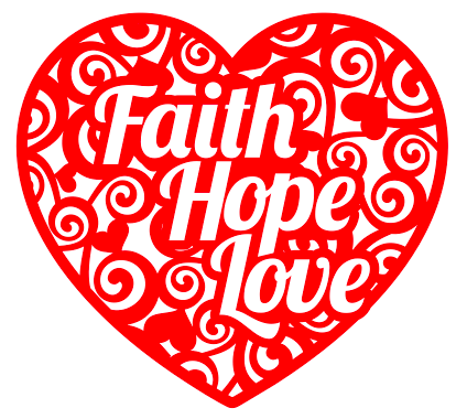 Faith Hope Love sticker